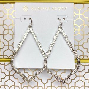 New Kendra Scott Sophee Earrings In Silver